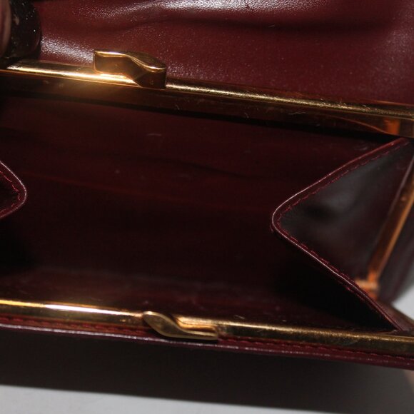 $940 Lk New Cartier Kiss Lock Wallet w Note Pad Box Auth Card Felt Protector - Picture 8 of 13